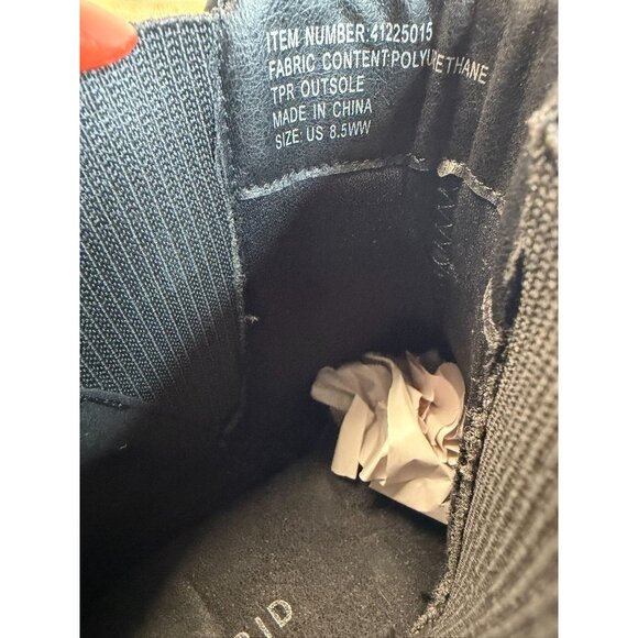 Torrid Ankle Boots Womens Size 8.5WW Black Faux Leather Block Heel Shoes - Picture 11 of 14